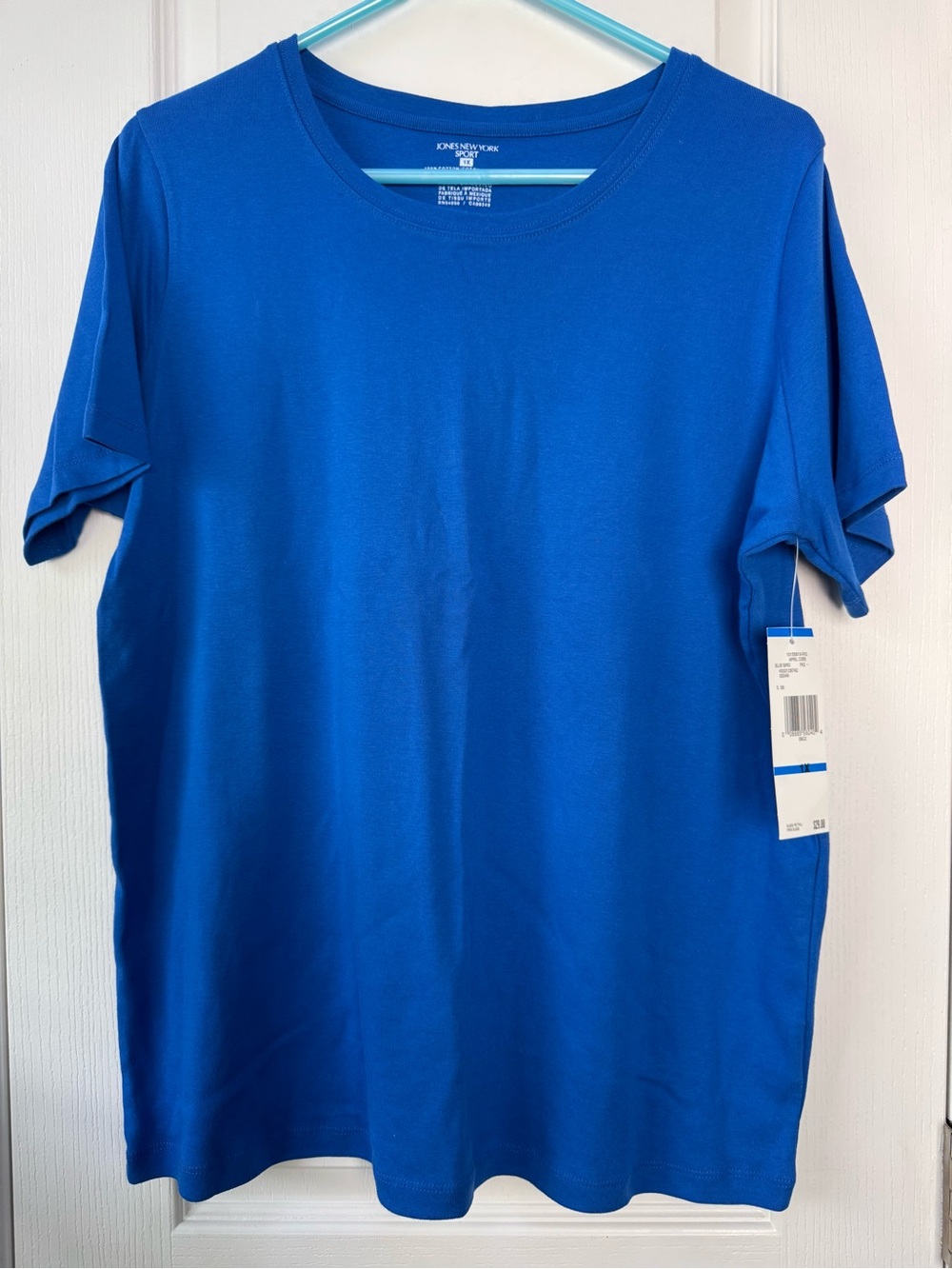 NWT Jones New York Women's Short Sleeve Tee - Royal Blue